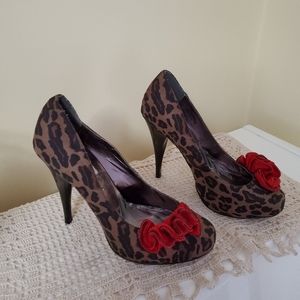 STEVE MADDEN high heel leopard shoes 🌹
